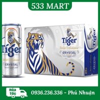 [PHÚ NHUẬN] [HỎA TỐC HCM] Thùng 24 lon Bia Tiger Crystal x 330ml