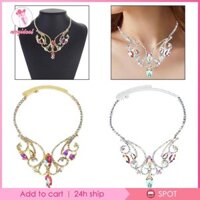 Phụ Nữ Chunky Vòng Cổ Cô Dâu Trang Sức Nhiều Màu Sắc Thanh Lịch Vintage Bụng Khiêu Vũ Vòng Cổ Cho Đám Cưới Tắm
