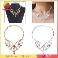 Phụ Nữ Chunky Vòng Cổ Cô Dâu Trang Sức Nhiều Màu Sắc Thanh Lịch Vintage Bụng Khiêu Vũ Vòng Cổ Cho Đám Cưới Tắm