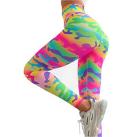 Phụ Nữ Da Báo In Cao Cấp Thắt Nơ Nhuộm Quần Yoga Thể Thao Thể Dục Liền Mạch Legging Tregging Dạo Phố Quần Thường Ngày