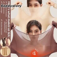 Phụ Nữ Giữ Nhiệt Quần Lót Mùa Đông Thu Dài Tay Đáy Áo Sơ Mi Chui Đầu Co Giãn Thường Ngày Chắc Chắn Nữ Cơ Bản Nhiệt Áo