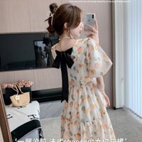 Phụ Nữ Mặc Sau Sinh Quần Áo Điều Dưỡng Đi Chơi Váy Voan Hoa Giữa Chiều Dài Quần Áo Điều Dưỡng20250323