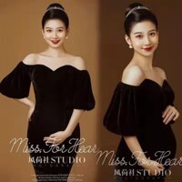 Phụ Nữ Mang Thai Mẹ Mang Thai Off-the-Shoulder Studio Đen Nghệ Thuật Ảnh Siêu Mỏng Hơn Nhìn Chụp Ảnh Phù Hợp Với Phụ Nữ Mang Thai Ảnh Hepburn