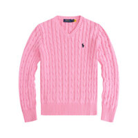 Phụ Nữ Mới Cổ Chữ V Polo Ralph Áo Len Cao Cấp Jersey Thời Trang Lauren Dài Tay Cotton Áo Chui Đầu Cardigan Nữ Áo Len