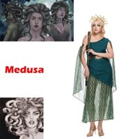 Phụ Nữ Mới Gợi Cảm Medusa Trang Phục Nữ Cao Cấp Nữ Thần Hy Lạp Cosplay Váy Người Lớn Bí Ẩn Nữ Hoàng Ai Cập Trang Phục Halloween Nữ Lễ Hội Tiệc Sân Khấu Biểu Diễn Lạ Mắt Trang Phục