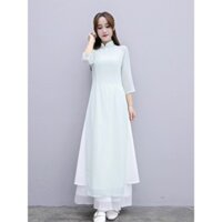 Phụ Nữ Trung Quốc Retro Slim Fit Và Cải Tiến Sườn Xám Việt Nam Audai Đứng Cổ Trà Quần Áo Thiền Đầm