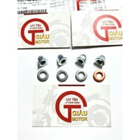 Phụ Tùng Bộ Ốc Đầu Bò Super Dream - Wave Alpha (8 CHI TIẾT) xịn