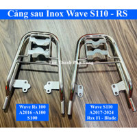 Phụ tùng cảng sau inox Wave RS 100, Wave A100, Wave S110, Wave A2017- 2024, Wave Rsx Fi