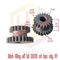 Phụ tùng hùng lỳ Bánh Răng số lùi 20/26 có bạc cày 61