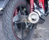 Phụ tùng inox xe Sirius-Chụp đuôi pô