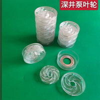 Phụ tùng máy bơm giếng sâu, cánh quạt nhựa, lưỡi nước trong suốt, phụ tùng máy bơm chìm đa tầng bằng thép không gỉ, bộ cánh máy bơm nước đầy đủ YFWK