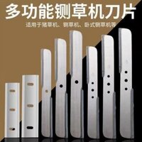 Phụ tùng máy cắt cỏ lợn nông thôn kiểu cũ, lưỡi cắt cỏ, máy cắt vỏ, lưỡi đôi được làm nguội, lưỡi đơn, lỗ tròn