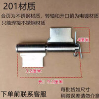 Phụ tùng xe ba bánh điện, bản lề cabin xe ba bánh bằng thép không gỉ, bản lề cửa, chốt cửa bằng thép không gỉ NUFM