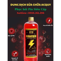 Phục Hồi Tuổi Thọ Của Pin dùng cho xe máy, xe đạp điện, acquy....Phục hồi 98%. LOẠI 500ml