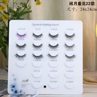 [Phúc lợi] Ghép lông mi Acrylic Display Board Stand Beauty Eyelash Model Thành phẩm hoàn thiện Đế trưng bày lông mi cao cấp Làm hoa văn Thành phẩm