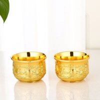 Phúc lợi trong thời gian có hạn Đồ trang trí vàng cát Việt Nam Rồng vàng Phượng Hoàng Chengxiang Bộ trà Teacup cao cấp Quà tặng gia đình Phúc lợi trong thời gian có hạn Đồ trang trí vàng cát Việt Nam Rồng vàng Phượng Hoàng Chengxiang Bộ trà Teacup Trà cao