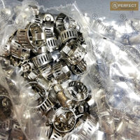 @phukienbepgas- [100 cái] Cổ dê kẹp siết ống gas, dây dẫn gas size 13-19mm.. (Loại 1: thép không gỉ INOX 201 / INOX 304)