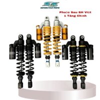 Phuộc Giảm Sóc Dành Cho Xe SH Việt Nam- AB- NOVO-SH Ý Có Bình Dầu 1 Tăng Chỉnh- Phụ Tùng Phuộc Nhúng