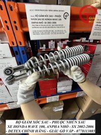 Phuộc Giảm Xóc Sau Xe Honda Wave 100 Alpha Hàng Detex.JSC Chính Hãng Tại Phụ Tùng Uy Tín Giàu Gò Vấp