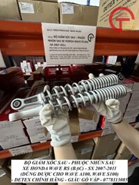 Phuộc Giảm Xóc Sau Xe Honda Wave RS Hàng Detex.JSC Chính Hãng Tại Phụ Tùng Uy Tín Giàu Gò Vấp
