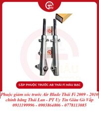 Phuộc Giảm Xóc Trước Air Blade Thái Fi 2009 - 2010 Màu Bạc Chính Hãng Thái Lan
