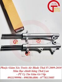 Phuộc Giảm Xóc Trước Air Blade Thái Fi 2009 - 2010 Màu Bạc Chính Hãng Honda Thái Lan