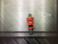 Phuộc racing boy Exciter màu cam