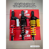 Phuộc Racing Boy (RCB) dòng MB-2 có bình dầu cho các dòng xe Click - Vario - Scoopy - Vision - Genio - Sh mode