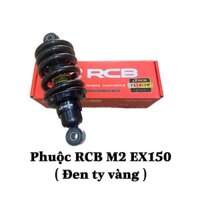 Phuộc RCB EX 150 / EX 155VA - Mẫu M2 ( Phuộc Đen Ty Vàng )