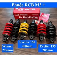 Phuộc RCB M2 Cộng( M2+) chính hãng: Exciter 135, 150, Winner , Bảo hành 1 năm phụkiệnxemáy