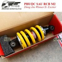 Phuộc RCB M2 Mono Shock Dùng Cho Exciter Winner Màu Vàng Đỏ