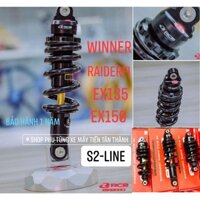 Phuộc RCB mẫu S2 dành cho Ex135 - Satria - Winner.(chính hãng)