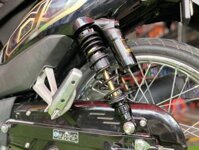 Phuộc RCB VD đen ti vàng cho Wave-Dream-Future