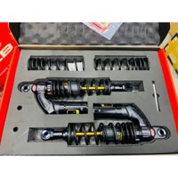 Phuộc RCB VE đen ti vàng cho xe Wave-Future-Dream