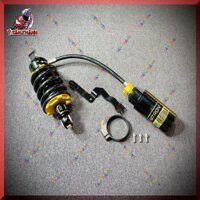 Phuộc sau exciter 150 bình dầu đen ty vàng MS128