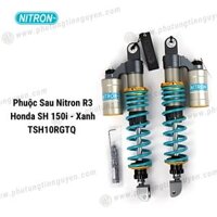 Phuộc Sau Nitron R3 Honda SH 150i - Xanh TSH10RGTQ Nitron Japan