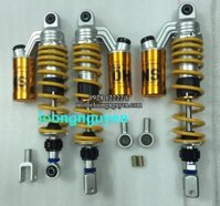 PHUỘC SAU OHLINS LÊN HONDA CB400 VÀ SH150 (TÂM 2 LỖ 34CM)