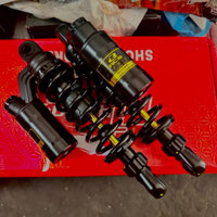 Phuộc sau Rcb bình dầu Full đen Ty VÀNG Bự gắn sirius Jupiter taurus cub 280mm ...