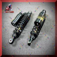 Phuộc sau Sirius nitron bình dầu đen ty vàng MS243