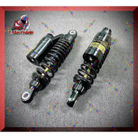 Phuộc sau Sirius nitron bình dầu đen ty vàng MS19