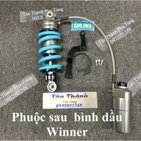 Phuộc sau Winner bình dầu xanh Nitron - Phụ kiện xe máy