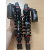 Phuộc sau Y.S.S bình dầu tem khắc full đen gắn Airblade(AB) Nouvo 4 5 6 PCX NVX SH ý Impluse xe điện