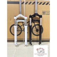 Phuộc/ Thụt nhôm xe đạp bánh béo 26x4.0 cao cấp, Phuộc nhún xe đạp MTB bánh to 26 inch