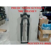 Phuộc/ Thụt xe đạp bánh 700c phanh V hãng Suntour chất lượng cao