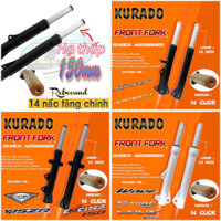 Phuộc trước KURADO CÓ NẤT  TĂNG CHỈNH  hành trình phuột giảm xóc xe máy wave / fu neo / fuled / rs 100  [ hạ thấp 15mm ]
