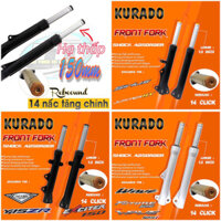 Phuộc trước KURADO CÓ NẤT  TĂNG CHỈNH  hành trình phuột giảm xóc xe máy wave / fu neo / fuled / rs 100  [ hạ thấp 15mm ]