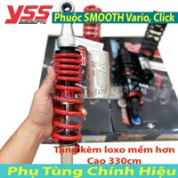 PHUỘC YSS SMOOTH G-SPORT Click/Vario/Vision/Lead/SH Mode ( Đỏ ) Tặng kèm lò xo mềm hơn