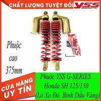 Phuộc YSS Thái Lan xe SH 125/150 G-SERIES (Lò Xo Đỏ, Bình Dầu Vàng)