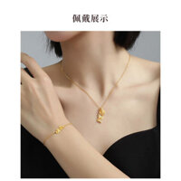 Phương Pháp Cổ Màu Vàng Fuze Cá Chép Vòng Tay Thành Công Shore Niche Thiết Kế Ánh Sáng Sang Trọng Thời Trang Đơn Giản Cá Vàng Nhỏ Dây Xích Trơn
