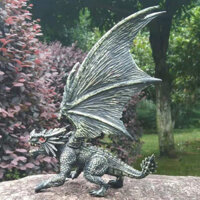 Phương Tây Rồng Tay Đồ Chơi Mô Phỏng Nhựa Khủng Long Mô Hình Warcraft Rồng Chắc Chắn Cao Su Mềm Bé Trai Bé Gái Đồ Chơi Quái Vật 7O4K